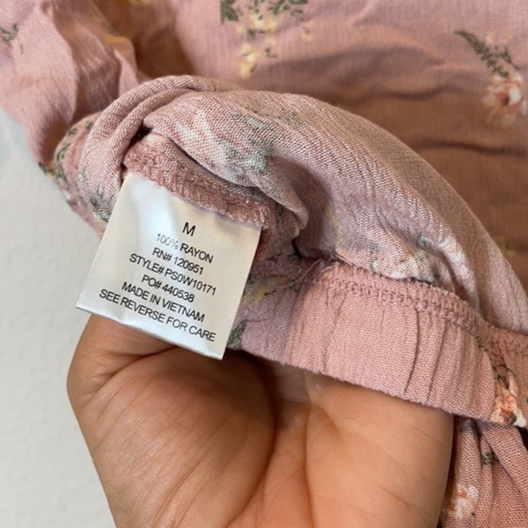 Pink Rose | Pink Floral Wrap Top - Picture 3 of 6